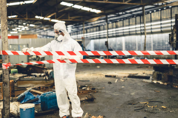 Professional Crime Scene Cleanup technician working in Johnsonburg, NJ